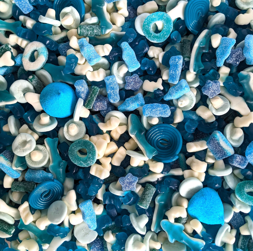 Candy Chaos - Blue Mix 500g Bag